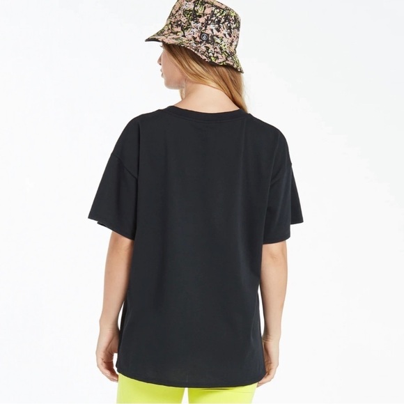 NWT Volcom Stone Tech Short Sleeve Graphic Tee T-Shirt Black Pink - Picture 4 of 7